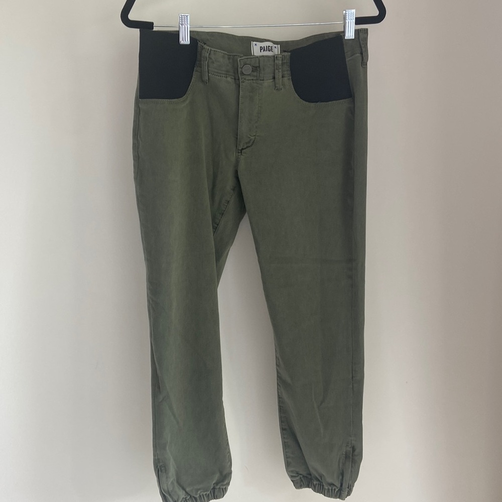 PAIGE MATERNITY cropped jeans